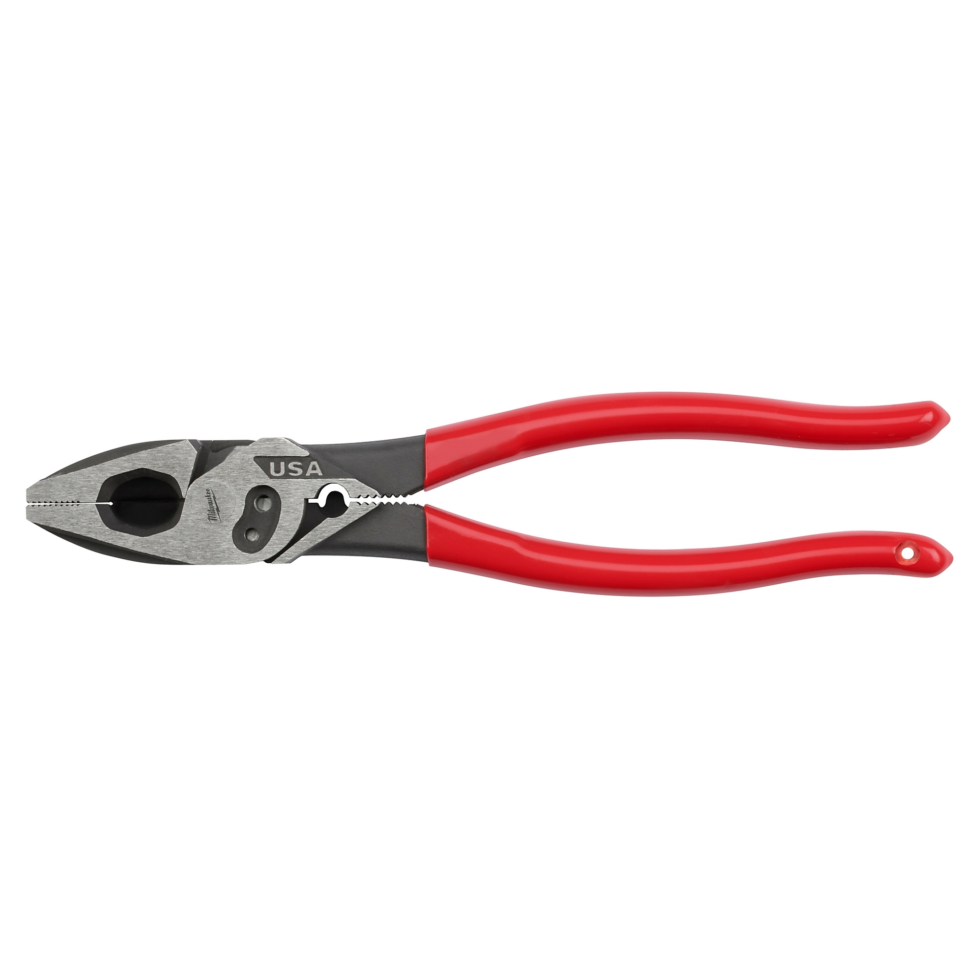 Milwaukee, 9in. Linemans Dip Plier Crmp Bc USA, Pieces (qty.) 1, Material Steel, Model# MT500C